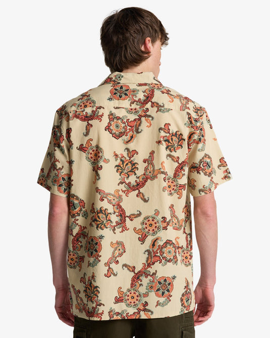 Billabong Men's Vacay Short Sleeve Shirt Chino EBYWT03019-CHI