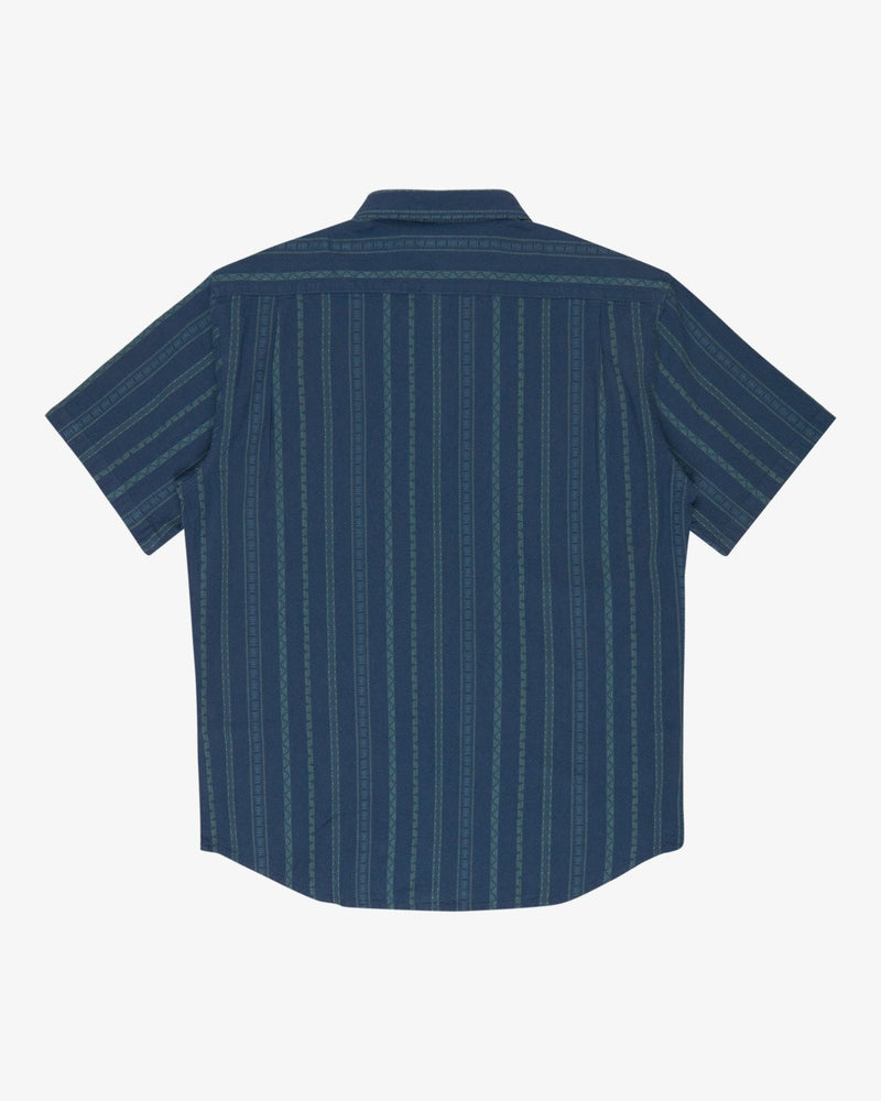 Load image into Gallery viewer, Billabong Men's Sundays Jacquard Short Sleeve Shirt Denim EBYWT03021-DEN

