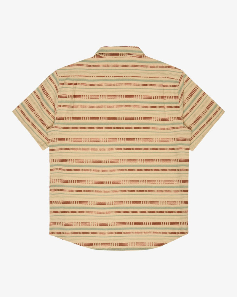 Load image into Gallery viewer, Billabong Men's Sundays Jacquard Short Sleeve Shirt Castle Rock EBYWT03021-TGW0
