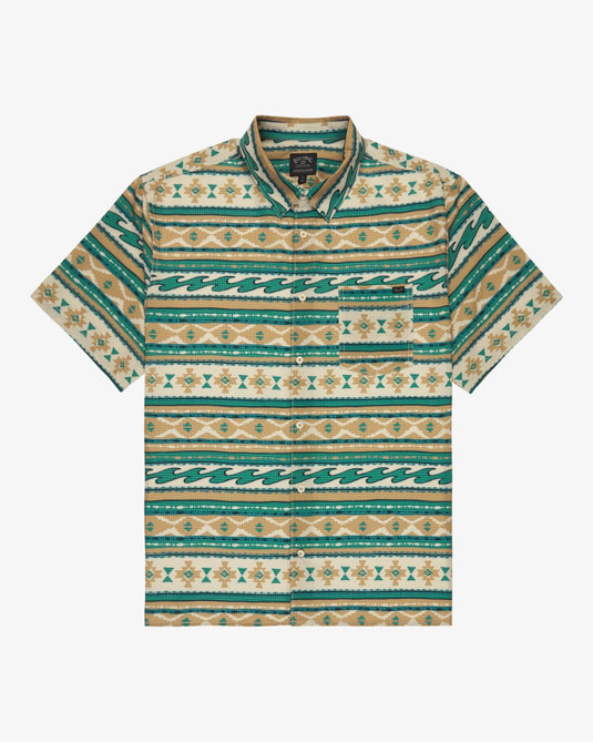 Billabong Men's Surftrek Perf Short Sleeve Desert Print EBYWT03023-TGW6