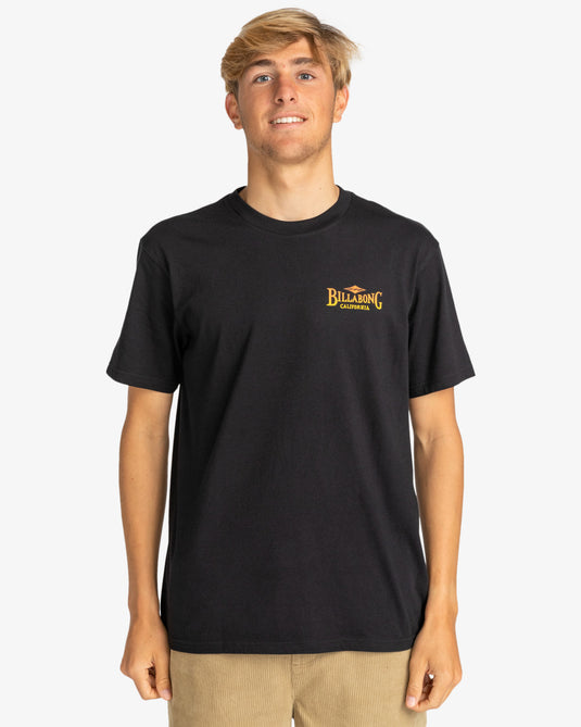 Billabong Men's Dreamy Place Core Fit T-Shirt Black EBYZT00170-BLK