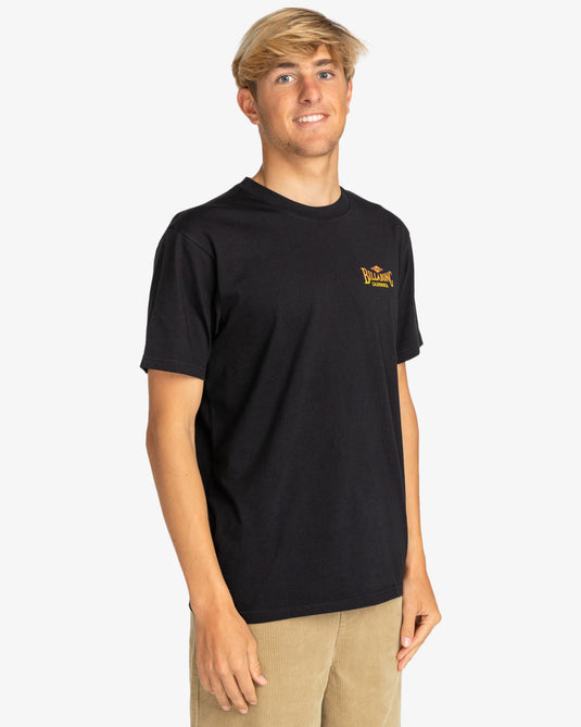 Billabong Men's Dreamy Place Core Fit T-Shirt Black EBYZT00170-BLK