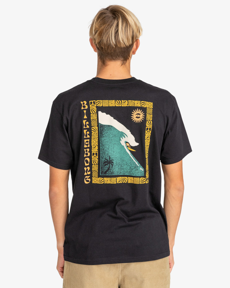 Load image into Gallery viewer, Billabong Men&#39;s Side Shot Core Fit T-Shirt Black EBYZT00171-BLK
