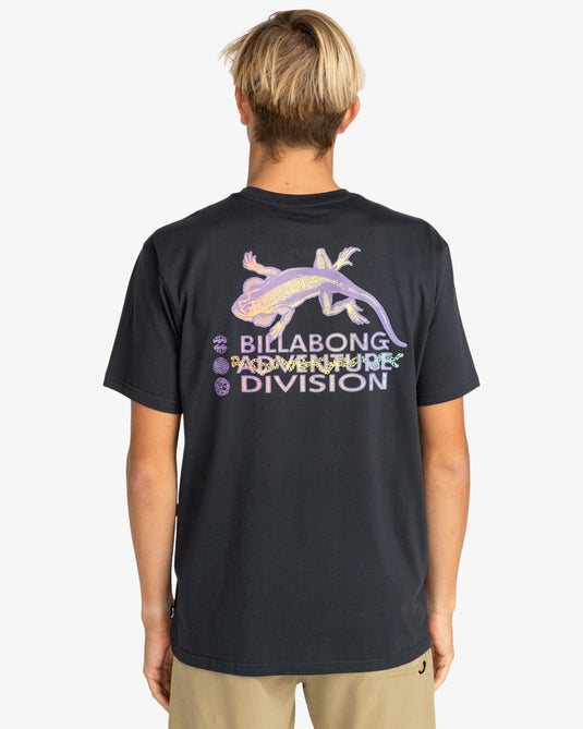 Billabong Men's Fauna Core Fit T-Shirt Washed Black EBYZT00176-BLK
