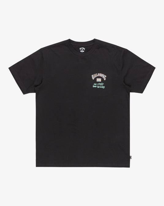Billabong Men's Know The Feeling Short Sleeves T-Shirt Black EBYZT00290-BLK