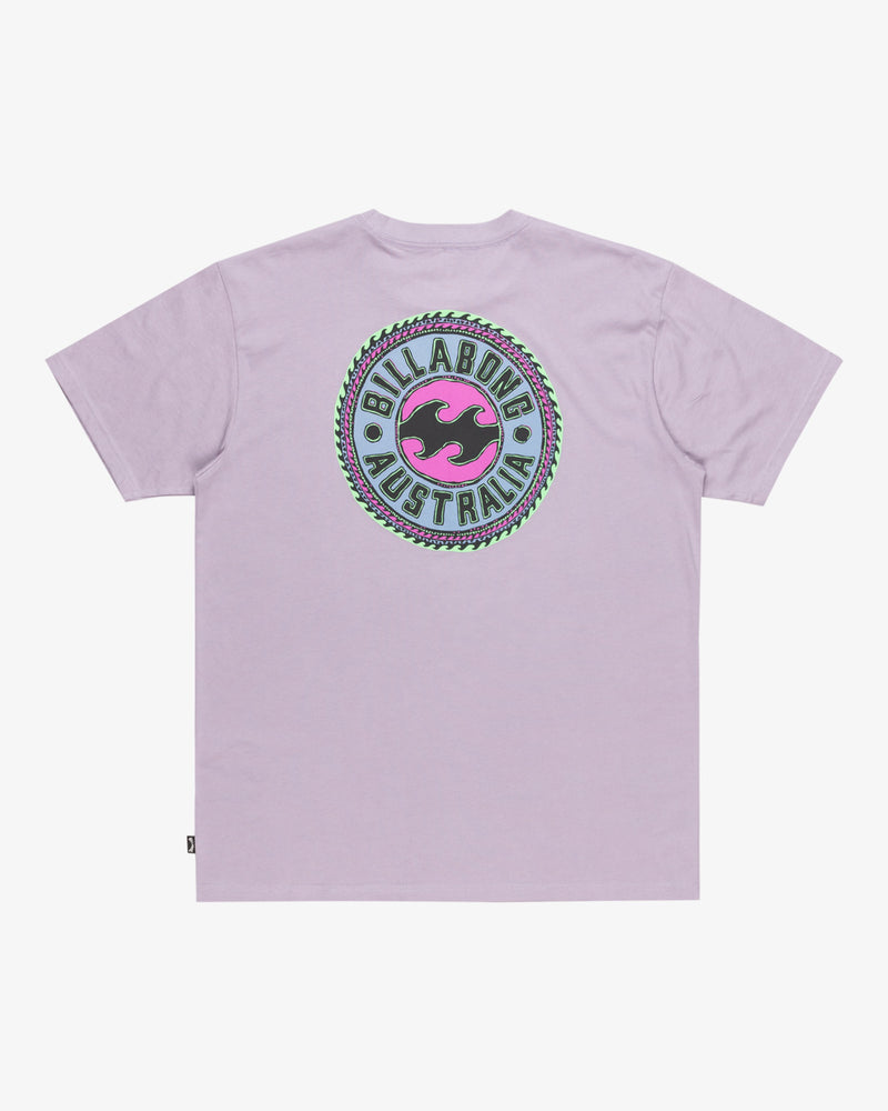 Load image into Gallery viewer, Billabong Men&#39;s Know The Feeling Short Sleeves T-Shirt Light Purple EBYZT00290-SKW0
