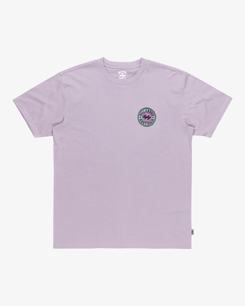 Load image into Gallery viewer, Billabong Men&#39;s Know The Feeling Short Sleeves T-Shirt Light Purple EBYZT00290-SKW0

