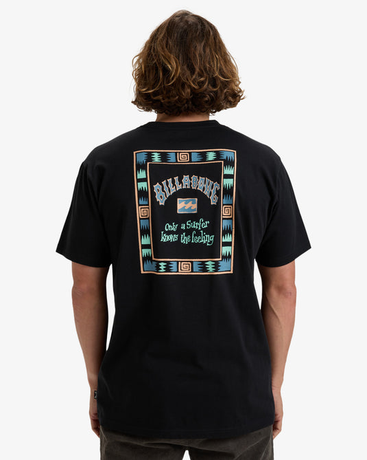 Billabong Men's Know The Feeling Short Sleeves T-Shirt Black EBYZT00290-BLK