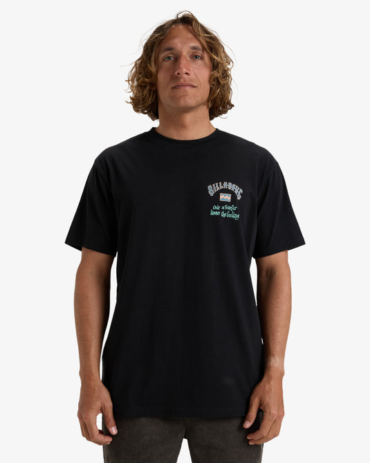 Billabong Men's Know The Feeling Short Sleeves T-Shirt Black EBYZT00290-BLK
