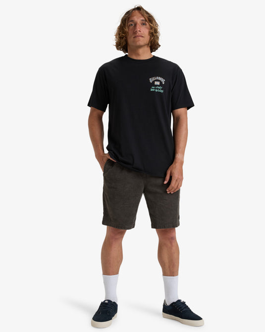 Billabong Men's Know The Feeling Short Sleeves T-Shirt Black EBYZT00290-BLK