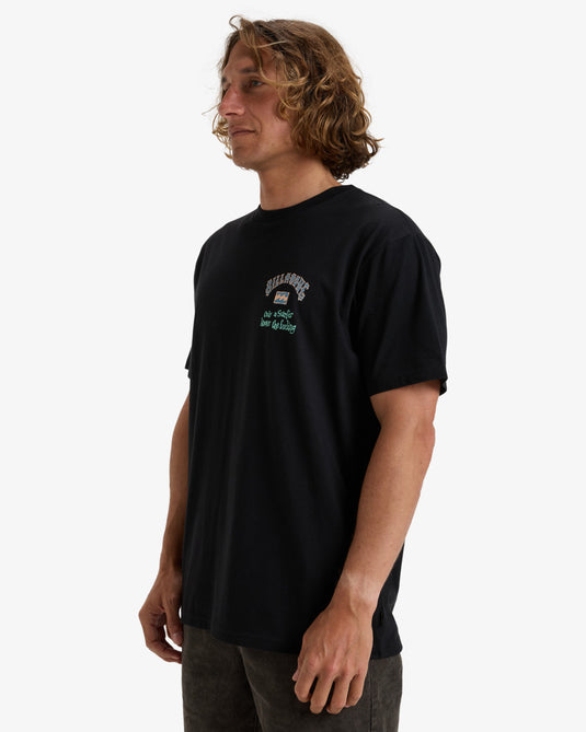 Billabong Men's Know The Feeling Short Sleeves T-Shirt Black EBYZT00290-BLK