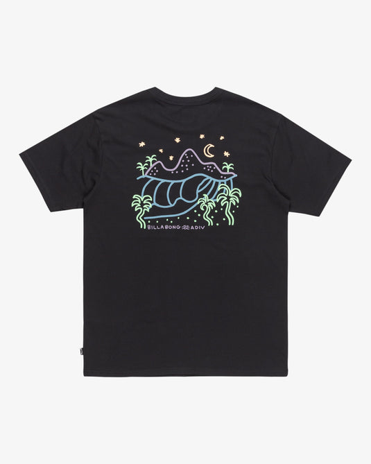 Billabong Men's Shine Short Sleeve T-Shirt Black EBYZT00296-BLK