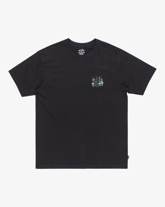 Billabong Men's Shine Short Sleeve T-Shirt Black EBYZT00296-BLK