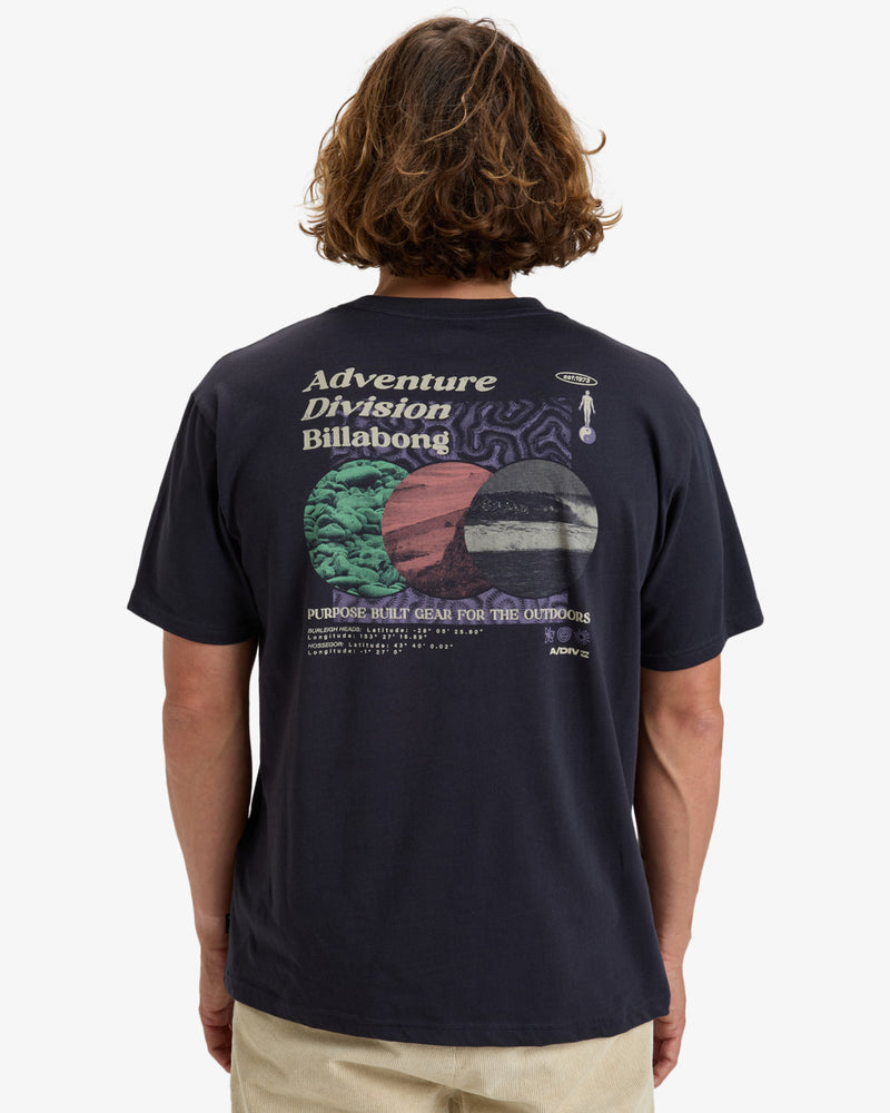 Load image into Gallery viewer, Billabong Men&#39;s Approach Short Sleeves T-Shirt Dark Navy EBYZT00298-KTW0
