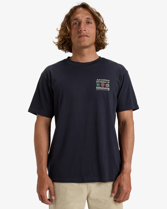Billabong Men's Approach Short Sleeves T-Shirt Dark Navy EBYZT00298-KTW0
