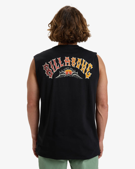 Billabong Men's Venice Muscle Tank Black EBYZT00305-BLK