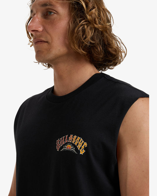 Billabong Men's Venice Muscle Tank Black EBYZT00305-BLK