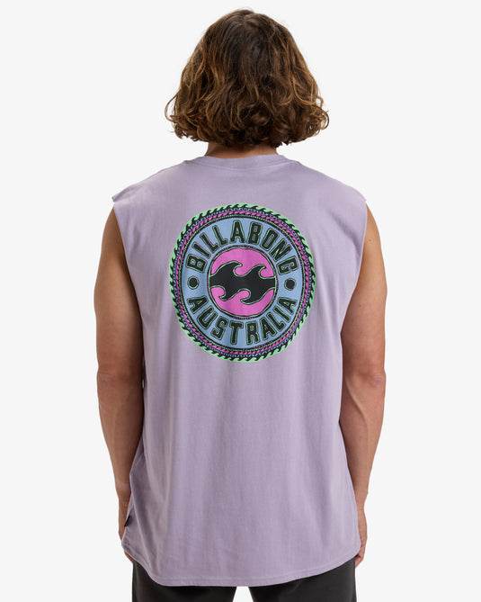 Billabong Men's Venice Muscle Tank Light Purple EBYZT0030-SKW0