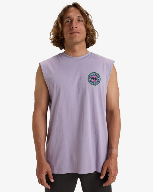 Billabong Men's Venice Muscle Tank Light Purple EBYZT0030-SKW0