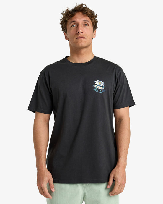 Billabong Men's Add Water T-Shirt Washed Black EBYZT00345-WAA