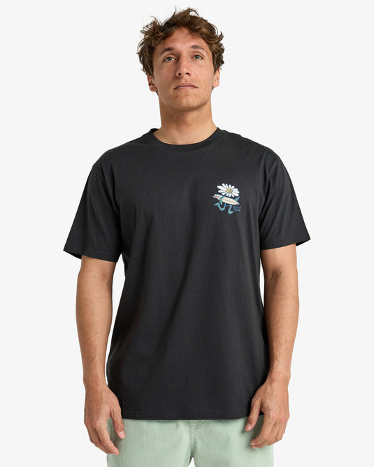 Billabong Men's Add Water T-Shirt Washed Black EBYZT00345-WAA