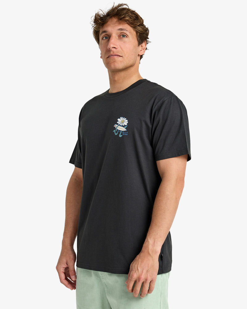 Load image into Gallery viewer, Billabong Men&#39;s Add Water T-Shirt Washed Black EBYZT00345-WAA
