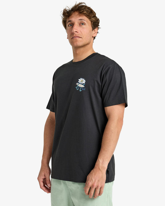 Billabong Men's Add Water T-Shirt Washed Black EBYZT00345-WAA