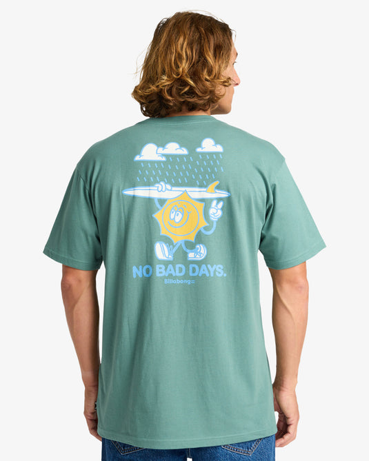 Billabong Men's Gimmicks Short Sleeve T-Shirt Sagebrush EBYZT00363-BMR0