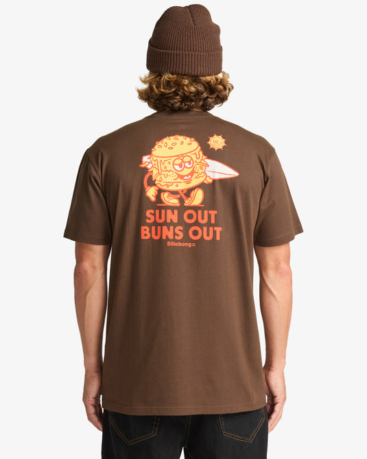Billabong Men's Gimmicks Short Sleeve T-Shirt Dark Cedar EBYZT00363-CSR0