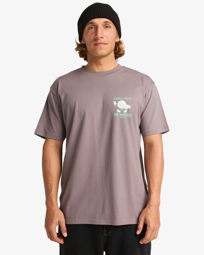 Load image into Gallery viewer, Billabong Men's Gimmicks Short Sleeve T-Shirt Dusty Purple EBYZT00363-SNY0
