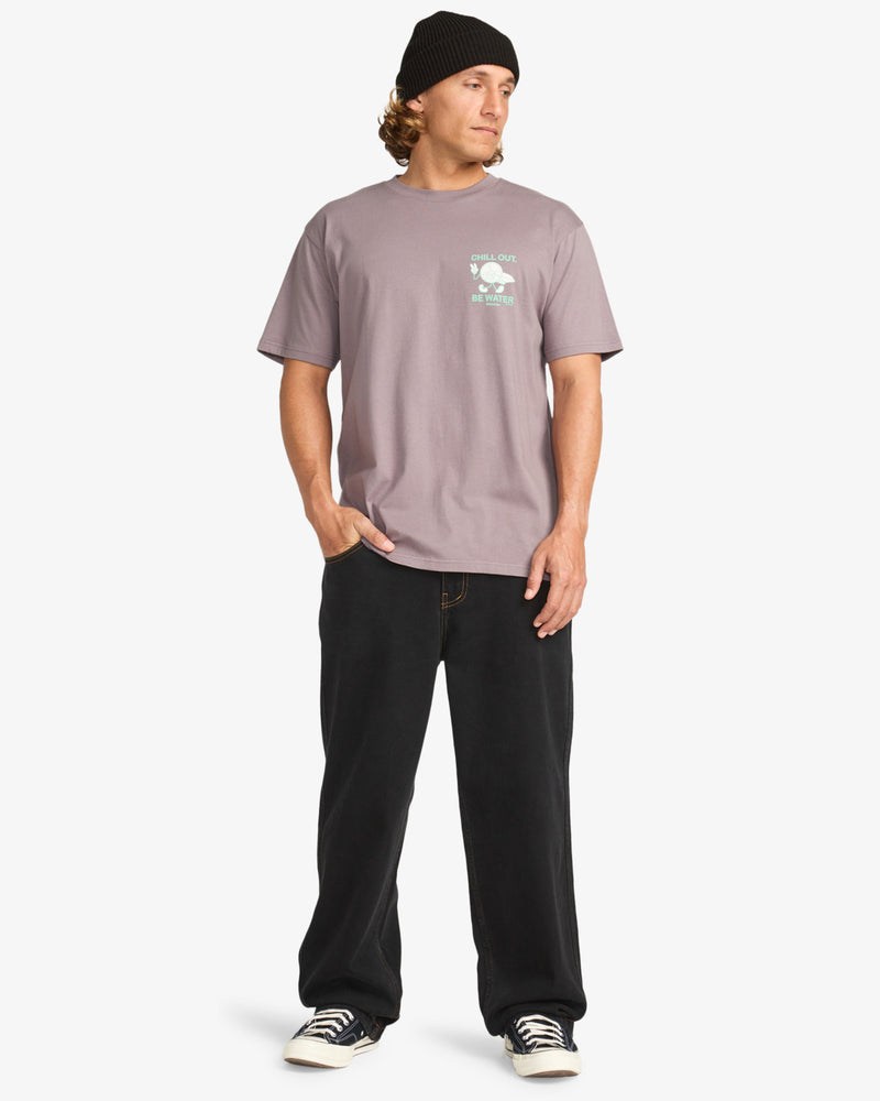 Load image into Gallery viewer, Billabong Men's Gimmicks Short Sleeve T-Shirt Dusty Purple EBYZT00363-SNY0
