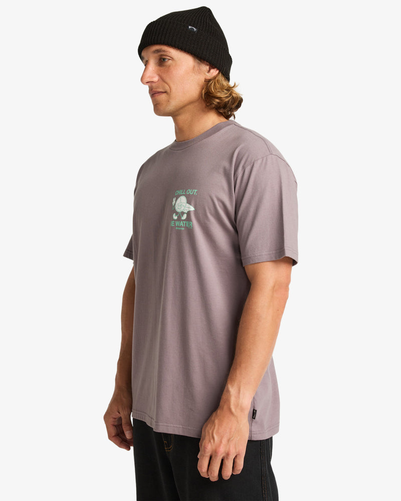 Load image into Gallery viewer, Billabong Men's Gimmicks Short Sleeve T-Shirt Dusty Purple EBYZT00363-SNY0
