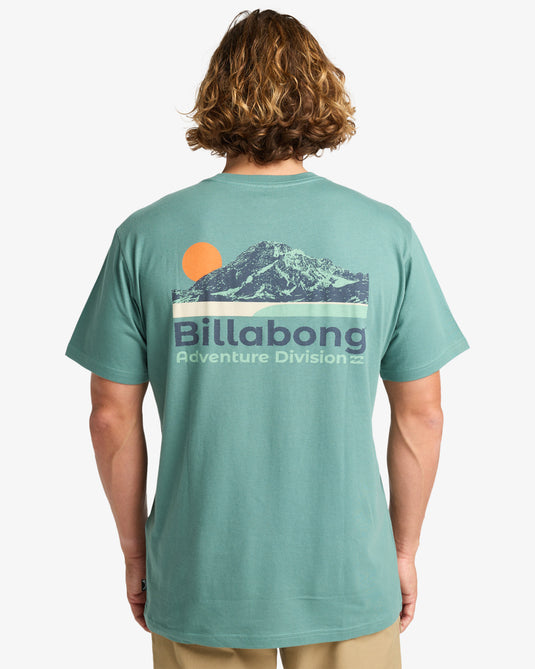 Billabong Men's Range Short Sleeve T-Shirt Sagebrush EBYZT00382-BMR0