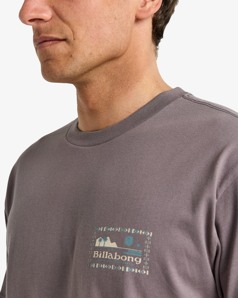 Load image into Gallery viewer, Billabong Men's Range Short Sleeve T-Shirt Dusty Purple EBYZT00382-SNY0
