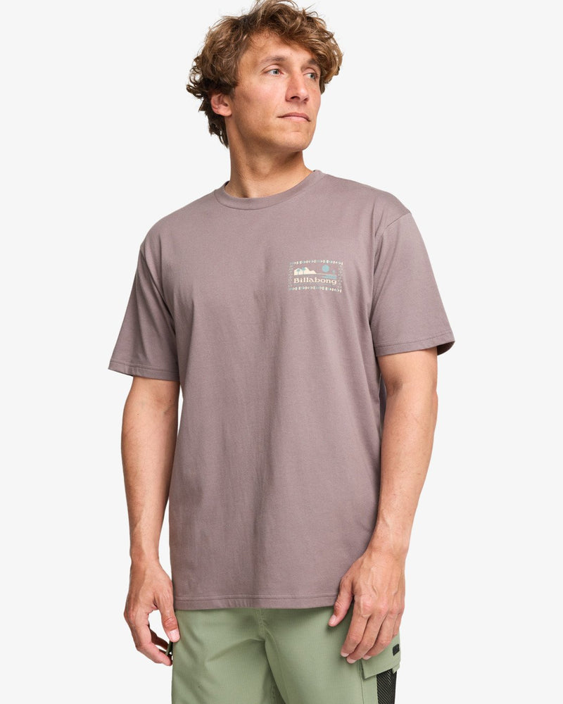 Load image into Gallery viewer, Billabong Men's Range Short Sleeve T-Shirt Dusty Purple EBYZT00382-SNY0
