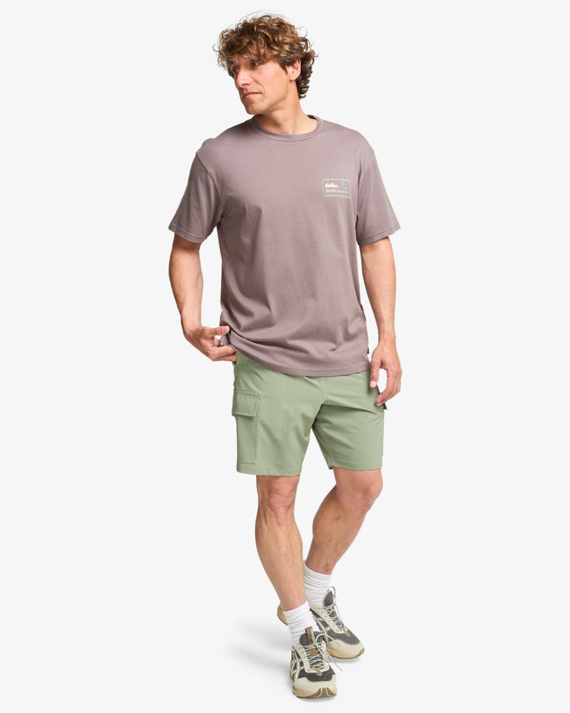 Load image into Gallery viewer, Billabong Men's Range Short Sleeve T-Shirt Dusty Purple EBYZT00382-SNY0
