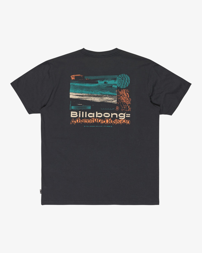 Load image into Gallery viewer, Billabong Men's Tidal Research Short Sleeve T-Shirt Dark Navy EBYZT00386-KTW0
