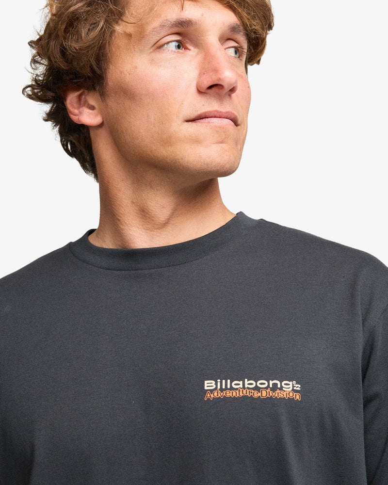 Load image into Gallery viewer, Billabong Men's Tidal Research Short Sleeve T-Shirt Dark Navy EBYZT00386-KTW0
