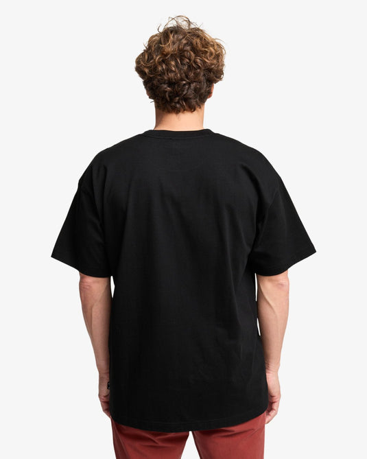 Billabong Men's Built To Last Og Short Sleeve T-Shirt Black EBYZT00389-BLK