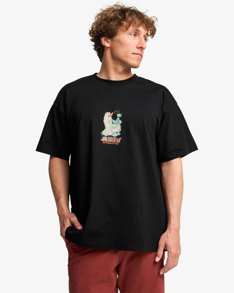 Load image into Gallery viewer, Billabong Men's Built To Last Og Short Sleeve T-Shirt Black EBYZT00389-BLK

