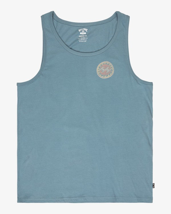 Load image into Gallery viewer, Billabong Men's Crayon Wave Tank Top Washed Blue EBYZT00487-WBL
