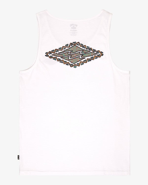 Load image into Gallery viewer, Billabong Men's Crayon Wave Tank Top White EBYZT00487-WHT

