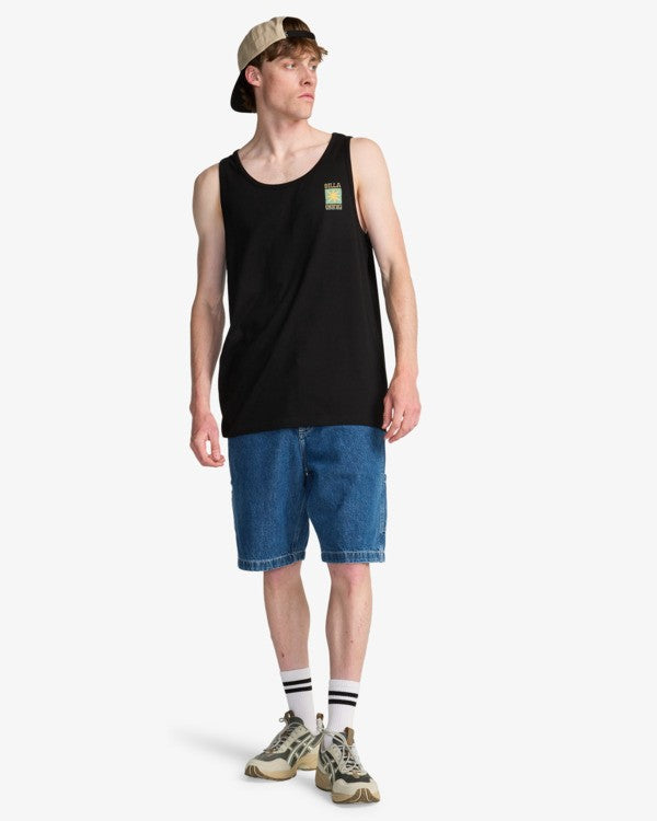 Load image into Gallery viewer, Billabong Men's Good Times Tank Top Black EBYZT00488-BLK
