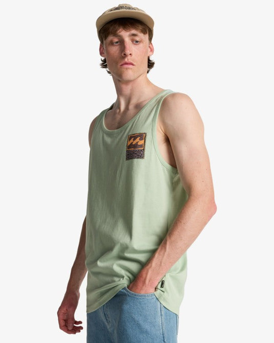 Billabong Men's Stamp Tank Top Vintage Green EBYZT00489-GEH0