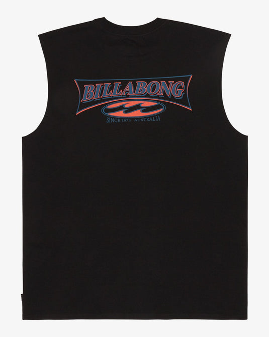 Billabong Men's Since 73 Burleigh Muscle T-Shirt Black EBYZT00491-BLK
