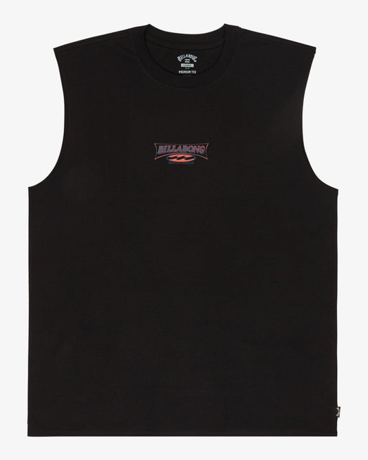 Billabong Men's Since 73 Burleigh Muscle T-Shirt Black EBYZT00491-BLK