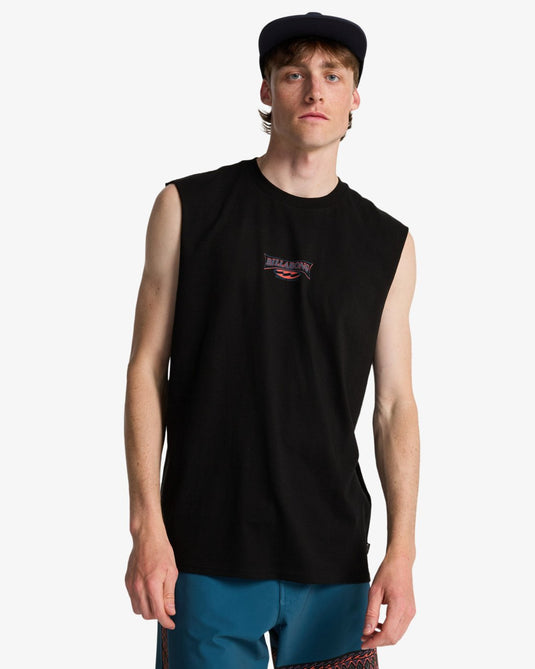 Billabong Men's Since 73 Burleigh Muscle T-Shirt Black EBYZT00491-BLK