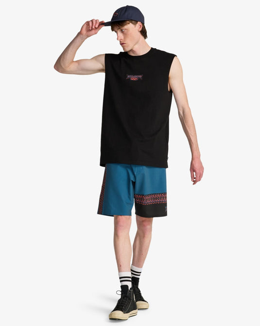 Billabong Men's Since 73 Burleigh Muscle T-Shirt Black EBYZT00491-BLK