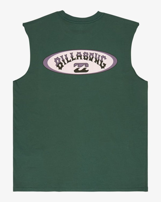 Billabong Men's Re Issue Tank Top Emerald Green EBYZT00493-GQV0