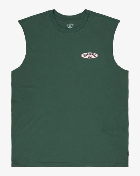 Billabong Men's Re Issue Tank Top Emerald Green EBYZT00493-GQV0